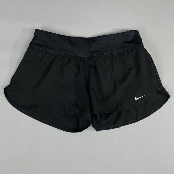 Nike Dri-Fit Running Short Women's Small Black Athleisure Workout Activewear - Picture 1 of 9